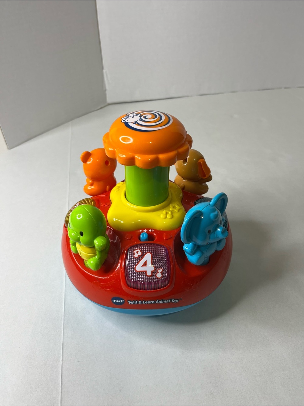 VTech Twirl & Learn Animal Toy - Red with Orange, Green & Blue Accents